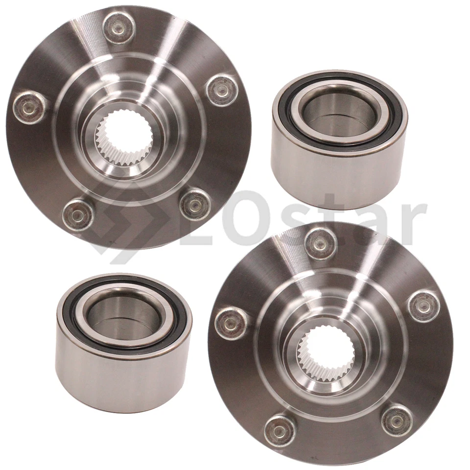 Pair(2) Front Wheel Hub & Bearing Assembly Fits 2007-2014 Mitsubishi Outlander Foto 3 de 4