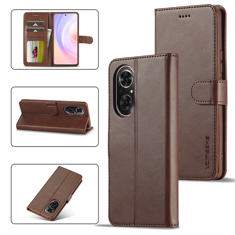 For Huawei P40 P30 Mate 30 20 Pro P Smart Z Magnetic Leather Wallet Case Cover - Image 3 of 4