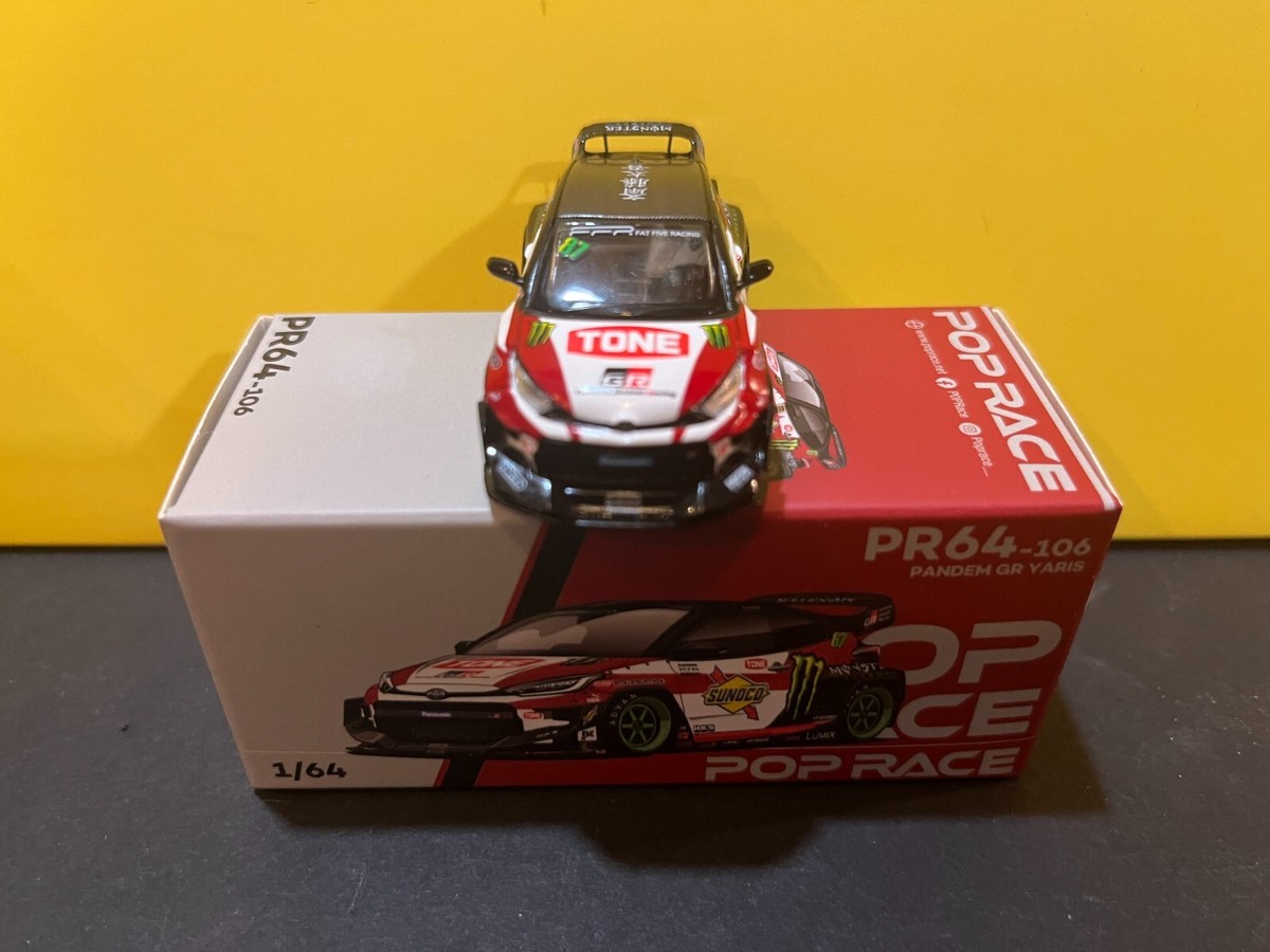 1/64 POP RACE PR64-106 TOYOTA PANDEM GR YARIS #87 Daigo Saito