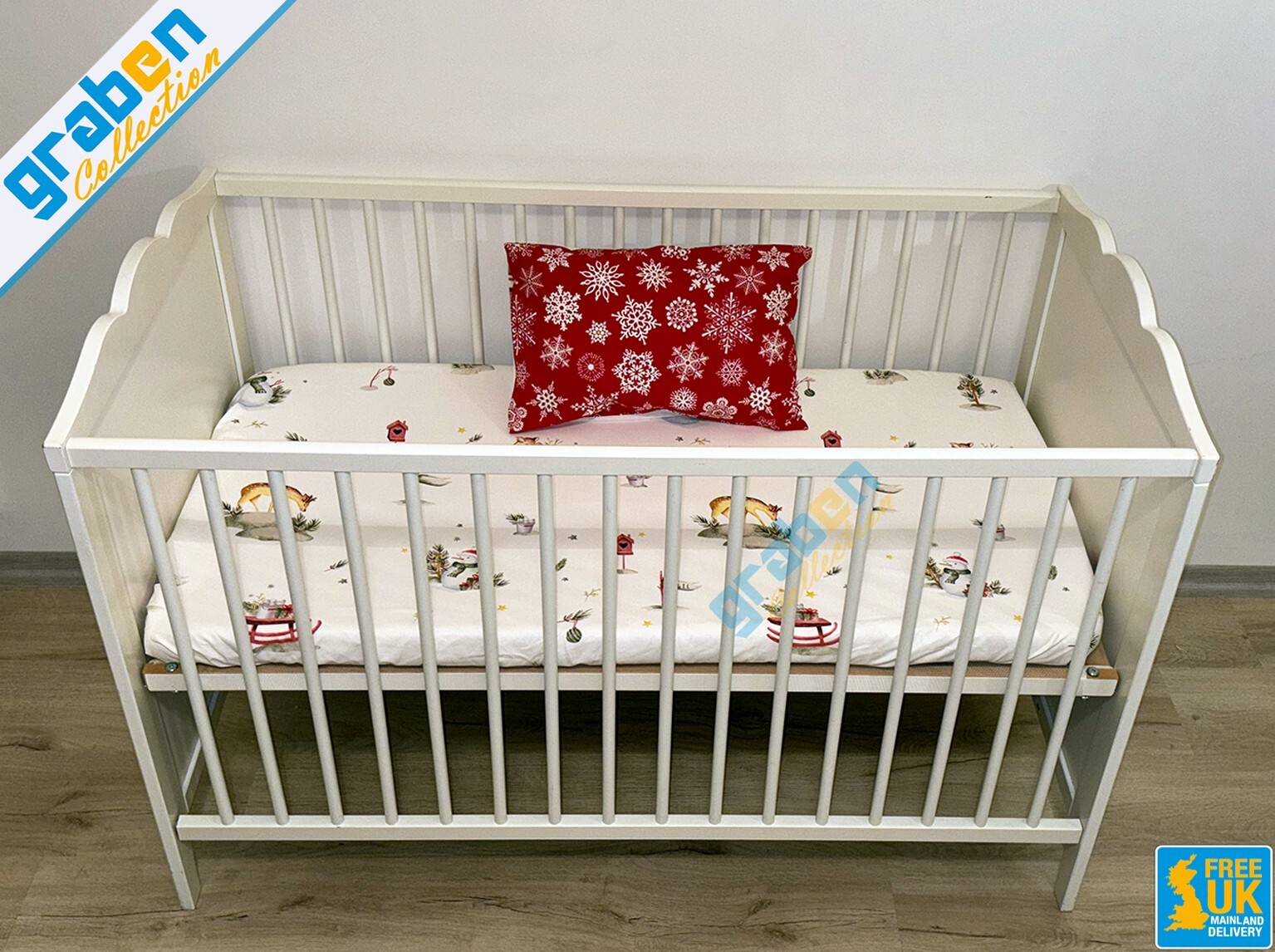 Lenzuolo e federa 100% COTONE POPELINE PER LETTO LETTINO 70cm X 140cm