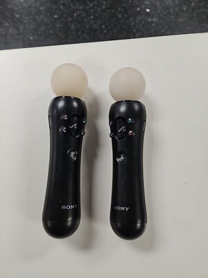 Sony Playstation Motion Controller 2 Pack CECH-ZCM1U PS3 PS4 Preowned 