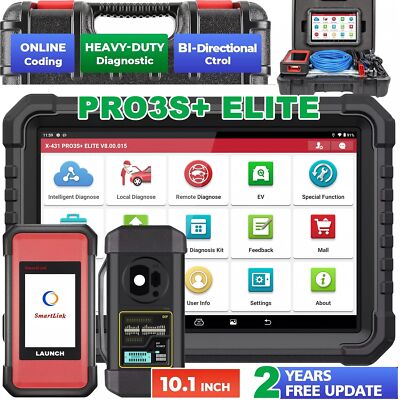 LAUNCH X431 Car Truck Heavy Duty Diagnostic Scanner J2534 Key Programming Pro5
