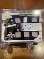 2021 Panini Absolute - Tools of the Trade 6 Swatch Signatures Clarke Schmidt /49