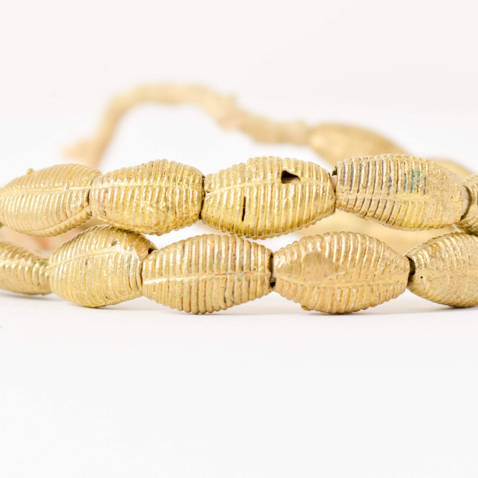 Baule Brass Hollow Beads Ghana