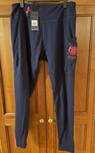 Huntington Equestrian Riding Leggings Navy Blue Stretch Tight Size 12 New w Tag