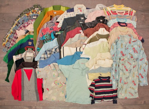 Kinder Vintage wie besehen 50er 60er Jahre Jungen Bekleidungspaket 77 Shirts & Hosen 50er 60er Jahre
