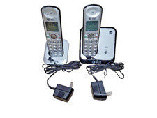 AT T EL51200 - 2 Handset DECT 6.0 Cordless Home Handset Speakerphone W/base