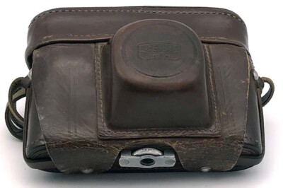 Zeiss Ikon copy Brown Leather case (square) for Contax 35mm RF cameras