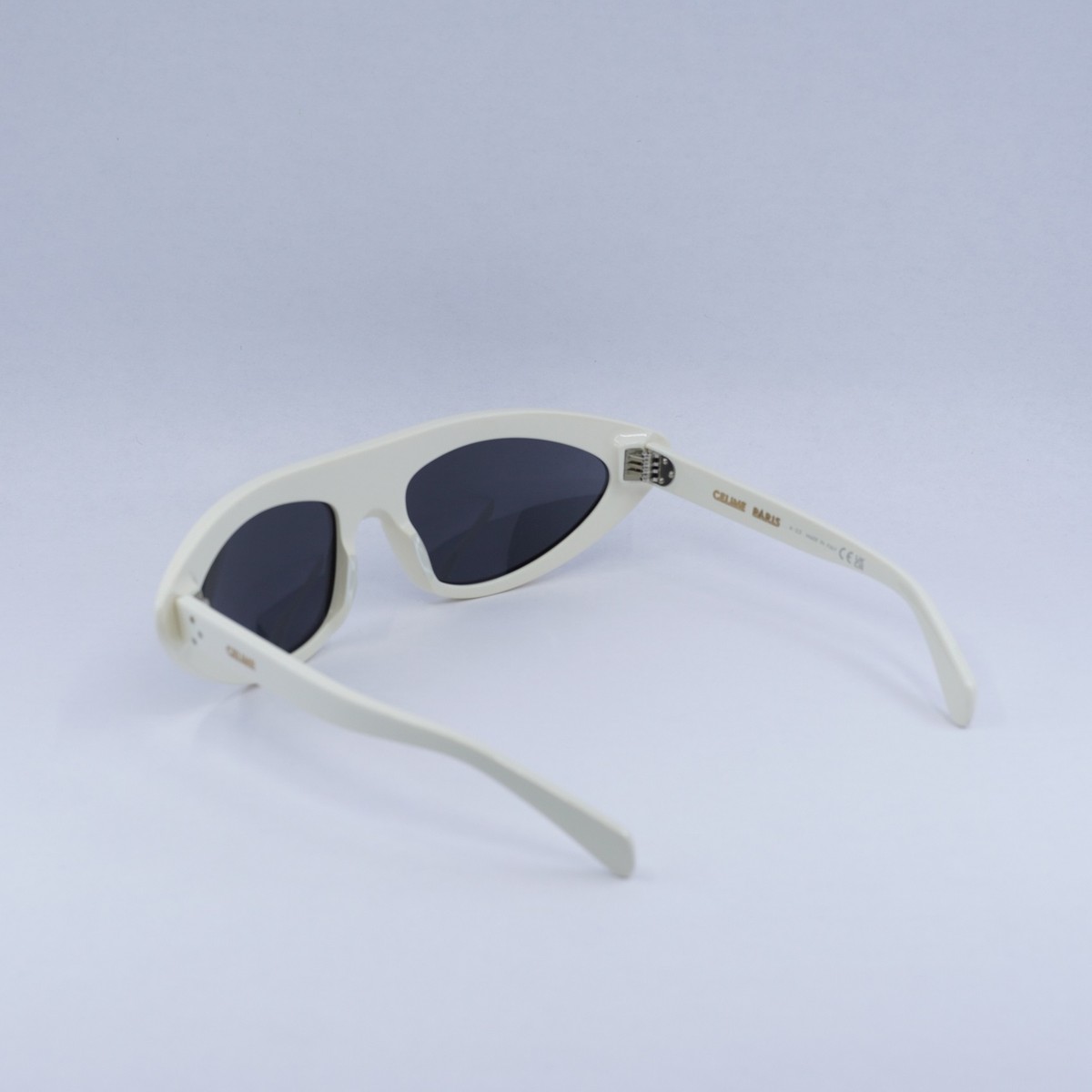 CELINE CL40261I 25A Shiny Ivory/Smoke 60-19-125 Sunglasses  display picture 1