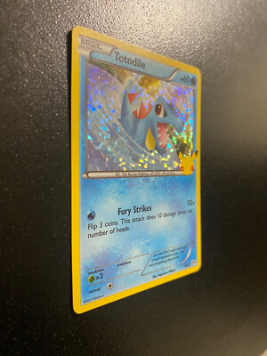 totodile pokemon card mcdonalds - McDonald's Collection 2021 Pokmon 18/25 Kagemaru Himeno McDonalds 25th Anniversary Promos Singles Totodile 18/25 Holo 2021 Pokemon