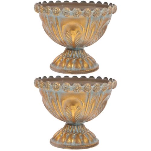 Vaso da fiori in metallo 2 pezzi vasi per piante fiori vaso da fiori creativo