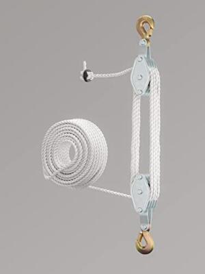 SoB Block and Tackle Pulley System for Lifting Heavy Objects - 4000LB Breaking