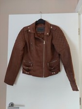 Hardly Worn Brown Jacket Size S Ci Sono By Cavalini Defect