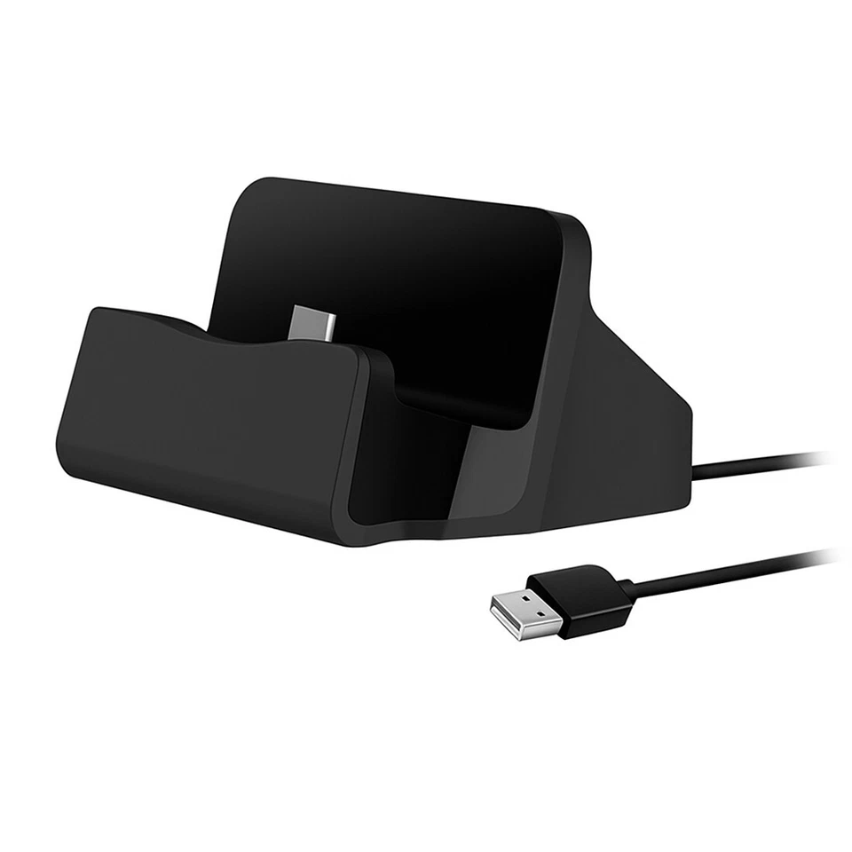 P59C Docking Station USB 3.1 Tipo C Dock Stazione di Ricarica Caricabatterie USB C per Android - Immagine 3 di 4
