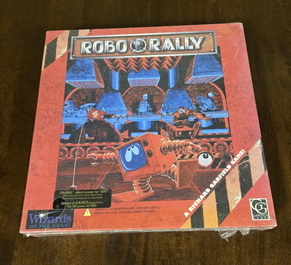 Robo Rally 1995 - New in original shrinkwrap, shrink has some tears in it - Image 3 of 4