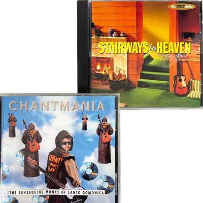 Chantmania + Stairways To Heaven 2 CD Lot Benzedrine Monks + Led Zeppelin Covers
