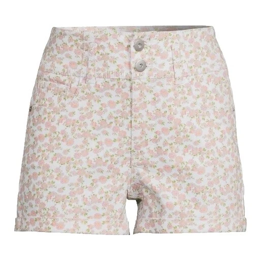 No Boundaries Cotton Floral Shorts for Women