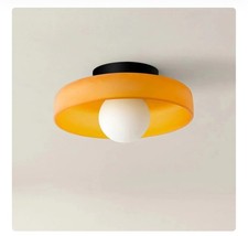 Nordic LED Ceiling Lights – Set of 2 – Brand New / Unused – Orange