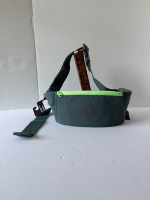 Adidas Pacer Running Waist Pack Teal Green Lime Burst Adjustable Pockets NWT
