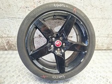 JAGUAR XE X760 18" INCH ALLOY WHEEL WITH DAMAGED TYRE 2016 GX73-1007-FA