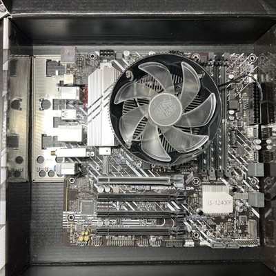 ASUS Prime B660M-A AC D4 LGA 1700 microATX Intel Motherboard, i5-12400f CPU