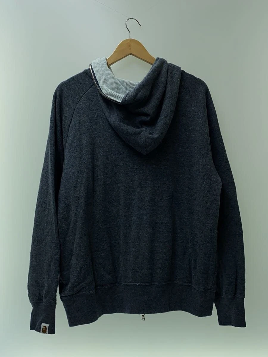 A BATHING APE (BAPE) Felpa con cappuccio A BATHING APE grigia M usata