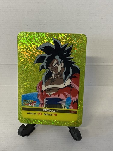 Lamincards Dragon Ball GT Edibas Serie Smeraldo Goku S8 Vintage