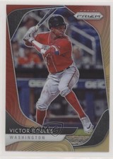 2020 Panini Prizm Tier II Hot Box Red Orange Prizm Victor Robles #182 11pj