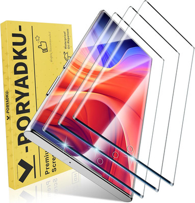 3 Pack for Samsung Galaxy S23 Ultra Screen Protector, 9H Tempered Glass Full Cov