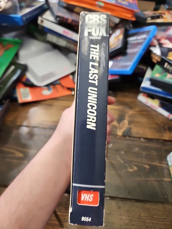 The Last Unicorn VHS 1983 Fantasy Animation CBS Fox Drawer Box Rare 1st Release - Image 3 of 4