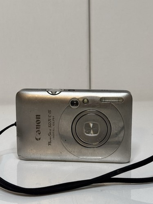 #ad #ad Canon PowerShot SD1200 IS 10MP Silver Camera Untested Battery SD Card Included $89.99
