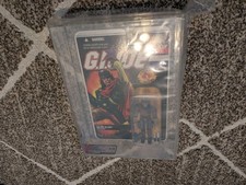 Gi Joe DTC Series 2 AFA 9.25  Miscard Major Bludd Card & Range Viper Figure