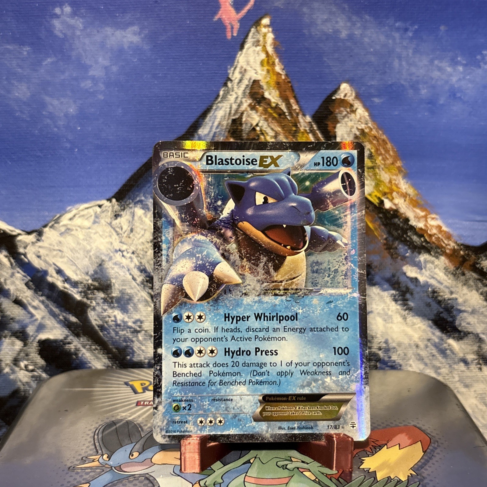 Blastoise EX - 17/83 Pokemon Generations - Holo UR LP- 🌊