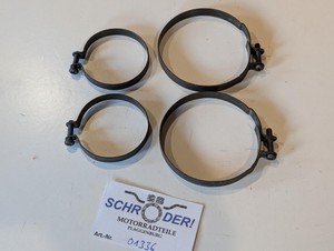 Paar Schwarze Faltenbälge 215x28 Mm Für Yamaha SR, XV, XJ, XVS - Gabelcover Aus Gummi