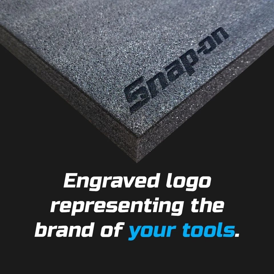 Snap-on DARK shadow foam tool tray insert storage organizer toolbox tool kit set - Image 3 of 4