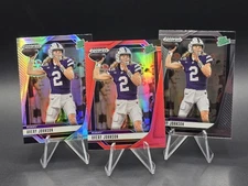 2025 Prizm Draft Picks AVERY JOHNSON Red /399 + Silver, Base Lot - KANSAS ST