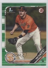 2019 Bowman Draft Green 75/99 Logan Wyatt #BD-29 0c6