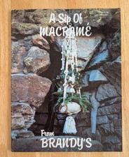 A Sip of Macrame From Brandy's Pattern Booklet