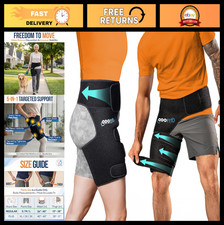 5-in-1 Adjustable Hip Brace for Sciatica Pain Relief, Groin  Thigh Support, Mob