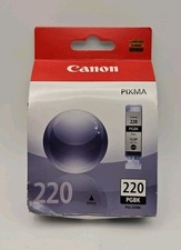 Genuine Canon PGI-220BK Black Ink Tank Factory Sealed NEW