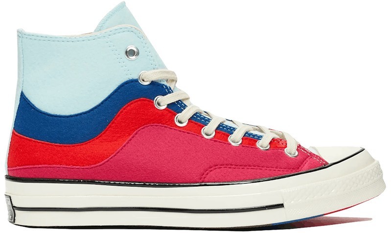 Converse Chuck 70 High Thermo Felt - Starlight Blue Love for  display picture 1