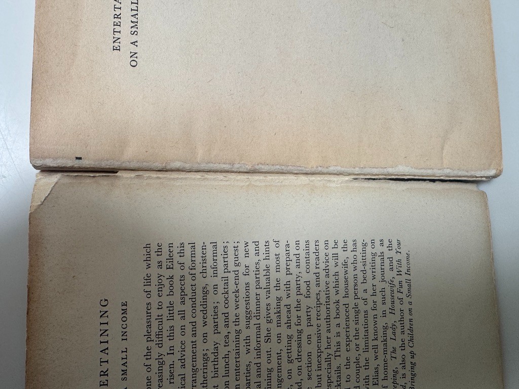 Entertaining On A Small Income by Eileen Elias. Hutchinson 1957 Paperback. A2 image 2
