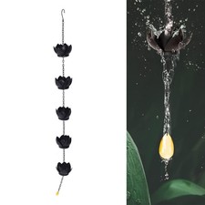 _Hanging Rain Chain Metal Handmade Weatherproof Gutter Chain For Gardens Porches