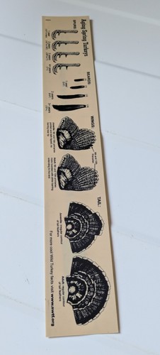 Vintage NWTF Plastic Ruler Jake's Aging Spring Turkeys