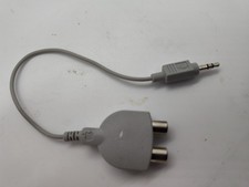 Vintage OEM Apple IIe/IIgs 590-0618-A Stereo RCA to 3.5mm Audio Adapter Cable