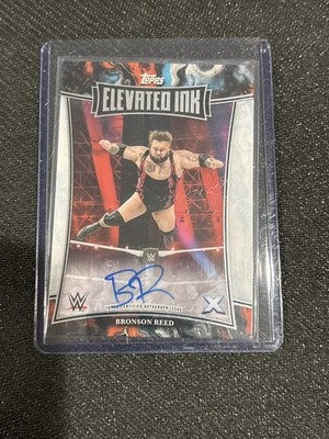 2025 WWE Topps Exalted Bronson Reed Elevated Ink Acetate Auto Autograph