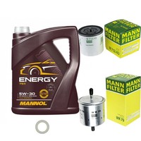 Inspektionspaket 5L Mannol Energy 5W-30 FüR Ford Fiesta III 1.1 1.3 Cat Escort