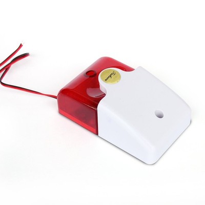 Sirene Alarmanlage Strobe Licht Sicherheitssystem 105dB 12V Home Security