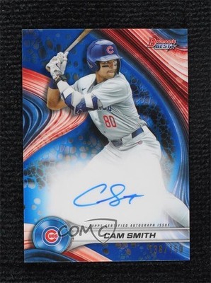 2024 Bowman's Best of 2024 Blue Refractor 136/150 Cam Smith #B24-CS Auto 16wc