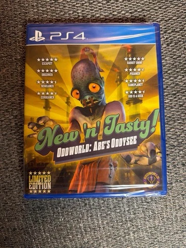Sealed Oddworld: New 'n' Tasty Abe's Oddysee PS4 PlayStation 4 Limited Run Game